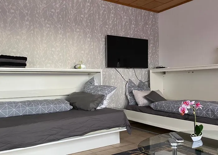 Cosy 3 Whg Incl Grosser Wohnkueche, Smart Tv, Wlan, Eutelsat & Astra Satelliten Tv, Viele Parkplaetze Vorhanden, Langzeitmiete フレールスハイム・アム・マイン